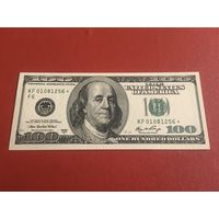 100 долларов 2006 года со звездой отличная