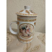 Кружка Yamasen Японский фарфор с золотым напылением