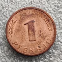 Германия 1 пфенниг  1989 г.