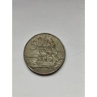 50 центов новая Зеландия. Большая.