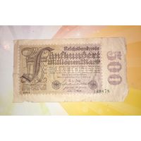 Германия 500млн. марок 1923г