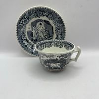 Антикварная чайная пара. Германия. Арт 3280