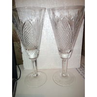 Бокалы хрусталь 19см.