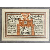 Нотгельд 50 пфеннигов 1922 год Ольденбург. Веймарская республика.