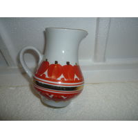 Сливочник Фарфор СССР Ручная роспись Бориславский ф-ый з-д