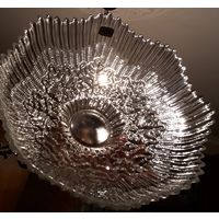Шикарная ваза для фруктов. Блюдо. Диаметр 30 см. Свинцовый хрусталь