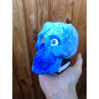 Лот С 1 РУБЛЯ! много лотов! Карандашница черепок на книжке с глазиком синяя