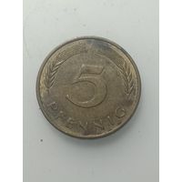 ФРГ 5 пфеннигов 1988 года . J