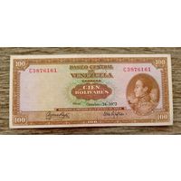 Werty71 Венесуэла 100 боливаров 1972 банкнота