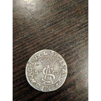 Три гроша 1562г серебро