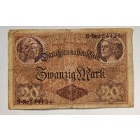 1914 год Германия 20 марок