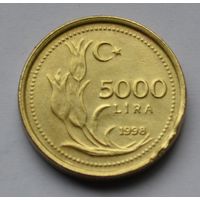 Турция, 5000 лир 1998 г.
