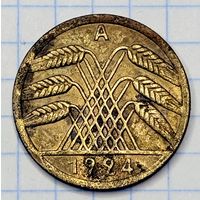 С 1 РУБЛЯ! МОНЕТА 50 рентных пфеннигов 1924