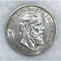 2 марки 1888 Пруссия Фридрих яркий блеск