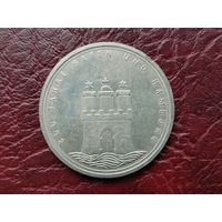 10 марок ФРГ 1989 г. 800 лет Гамбургу.