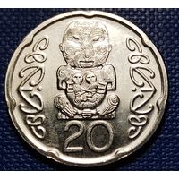 Новая Зеландия 20 центов 2008 г.