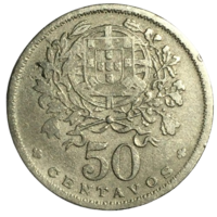 Португалия 50 сентаво, 1930