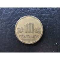 Перу. 10 сентимов. 2005. С 20 копеек. Распродажа коллекции. Смотрите другие лоты.