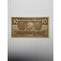 Нотгельд 10 пфеннигов Германия-3012