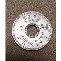 Фиджи 1 пенни 1964  ЕЛИЗАВЕТА II