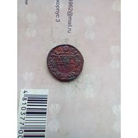 Полушка 1739 года редкая классная