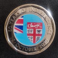 Фиджи 50 центов, 2020 50 лет независимости