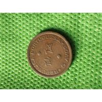 2. Распродажа! Португальское Макао 5 аво 1952 г. Редкий год!
