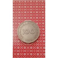 Саар 100 франков 1955