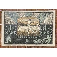 Нотгельд 1 марка 1921 год. Целле. Веймарская республика