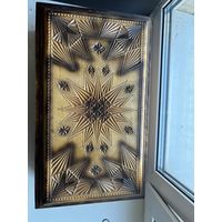 Шкатулка сундук СССР резная дерево