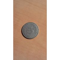 Тунис, 5 миллим 1960.