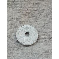 25. Распродажа коллекции! Индонезия 1 сен, 1952 г. Редкий номинал. Одна на АУ! UNC!