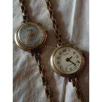 Часы заря. СССР .Позолота.