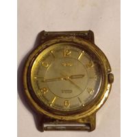 Часы механические  ЗАРЯ , 21 камень . С рубля