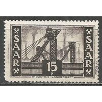 Французский СААР. Шахтный копёр. 1952г. Mi#328.