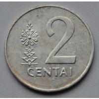 Литва, 2 цента 1991 г.