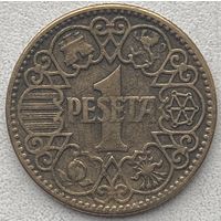 Испания 1 песета 1944 г.