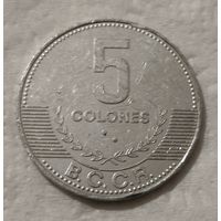 Коста-Рика 5 колонов, 2012 (14-5-16)