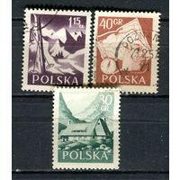 Польша - 1956 - Туристическая индустрия - 3 марки. Гашеные и MNH.  (Лот 42HB)-T4P48