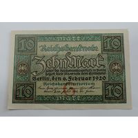 10 марки 1920 г. Германия