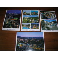 Карловы Вары 2004 год 4 штуки чистые с пометками Одним лотом