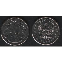 Польша y279 10 грош 2016 год (mw) (_alb2