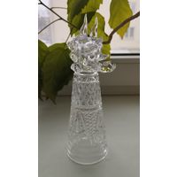 Фужер штрафной, "на посошок" Чертик (высота 18.5 см). Хрусталь