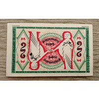 Werty71 Германия 2 марки 1918  банкнота Билефельд