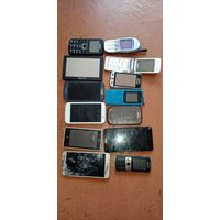 Телефоны нерабочие, дефектные.