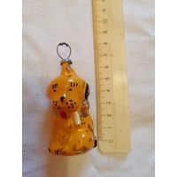 Ёлочная игрушка СОБАЧКА СССР 0098