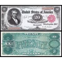 [КОПИЯ] США 20 долларов 1890г., водяной знак