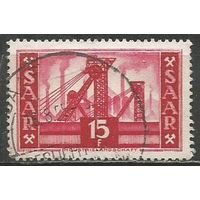 Французский СААР. Шахтный копёр. 1952г. Mi#329.
