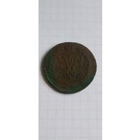 Монета 2 копейки 1757г.