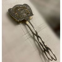 Серебряные сервировочные щипцы 800 пробы вес 87 гр